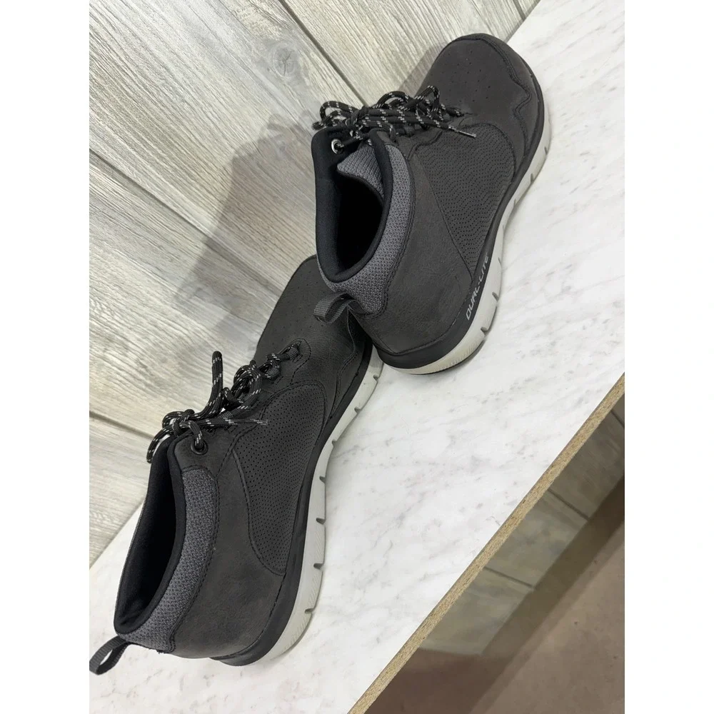 Skechers Relaxed Fit Air-Cooled Memory Foam Mens Black Sneakers 52187 10.5